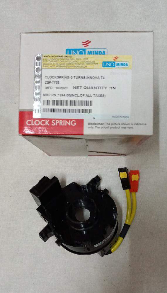 CarTrends Clock Spring CSPTY03 for Toyota Fortuner, steering ribbon spare part, shown in close-up view.