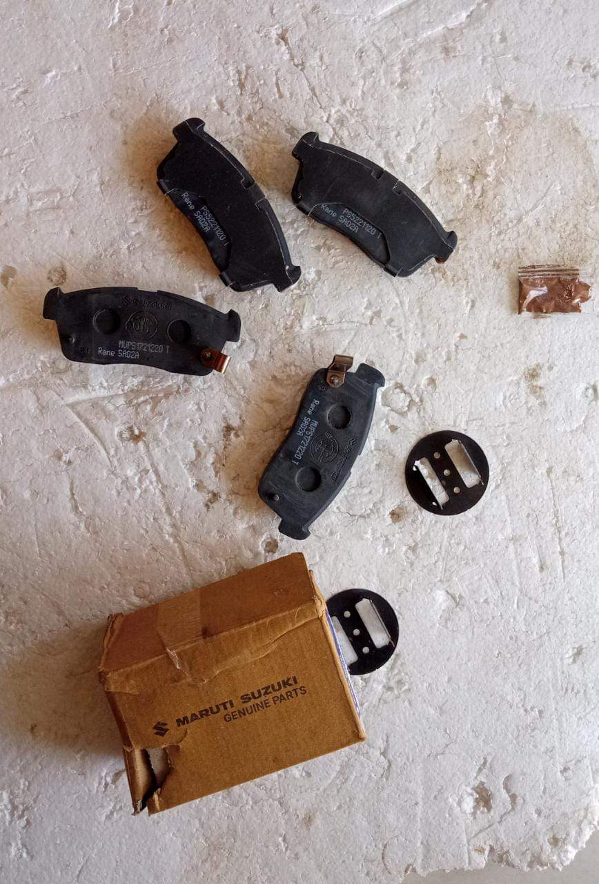 CarTrends front brake pad for Wagnor 2019 Onward, automotive spare part, shown in close-up detail.