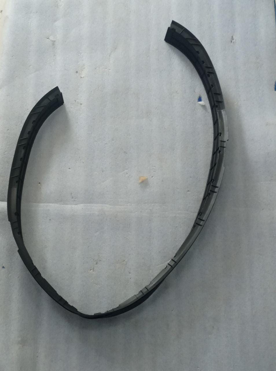 Front bumper lip for Hyundai Santro from CarTrends, made of durable spare parts, designed for 2018-2022 models.