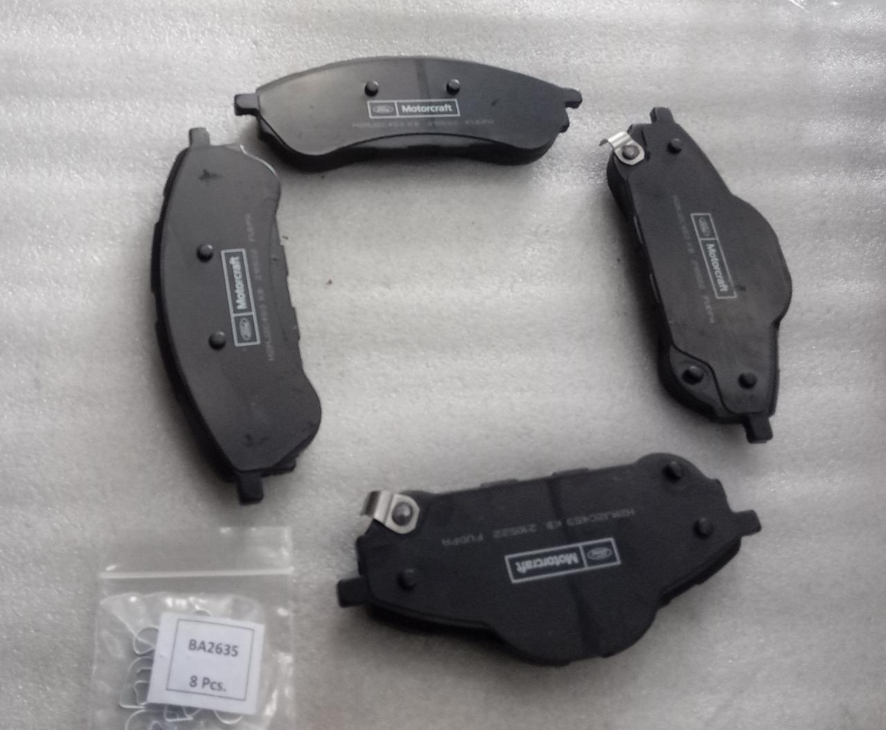 CarTrends brake pad for Ford Endeavour, spare parts image showing the black brake pad with metal backing plate.