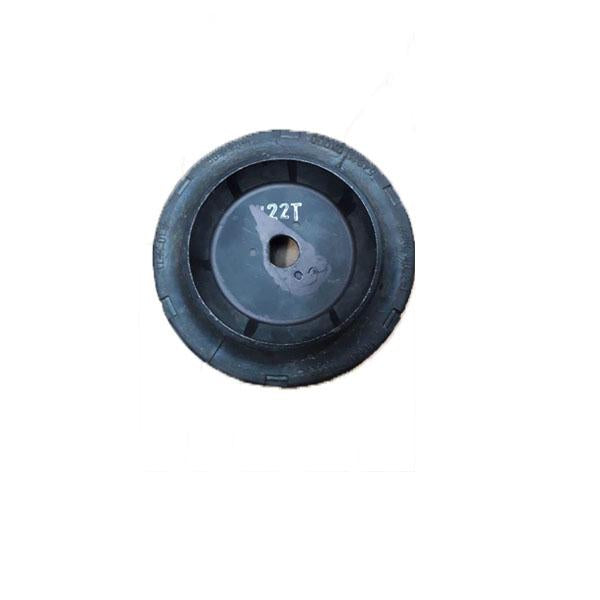 Hyundai Eon shocker mount spare part by CarTrends, showing the black rubber and metal component for shock absorption.