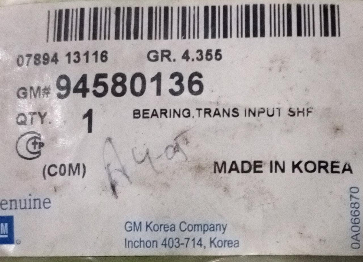 CarTrends input shaft bearing spare part for vehicle, shown in detailed view with metal casing and internal components.