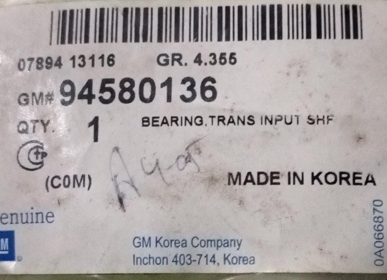CarTrends input shaft bearing spare part for vehicle, shown in detailed view with metal casing and internal components.