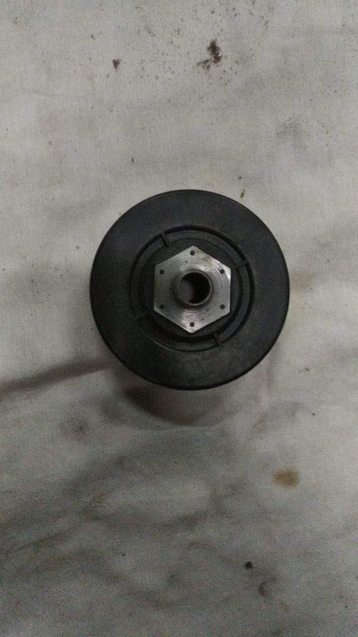 CarTrends drive belt tensioner assembly for Chevrolet Sail, close-up view of the spare part showing mounting details.