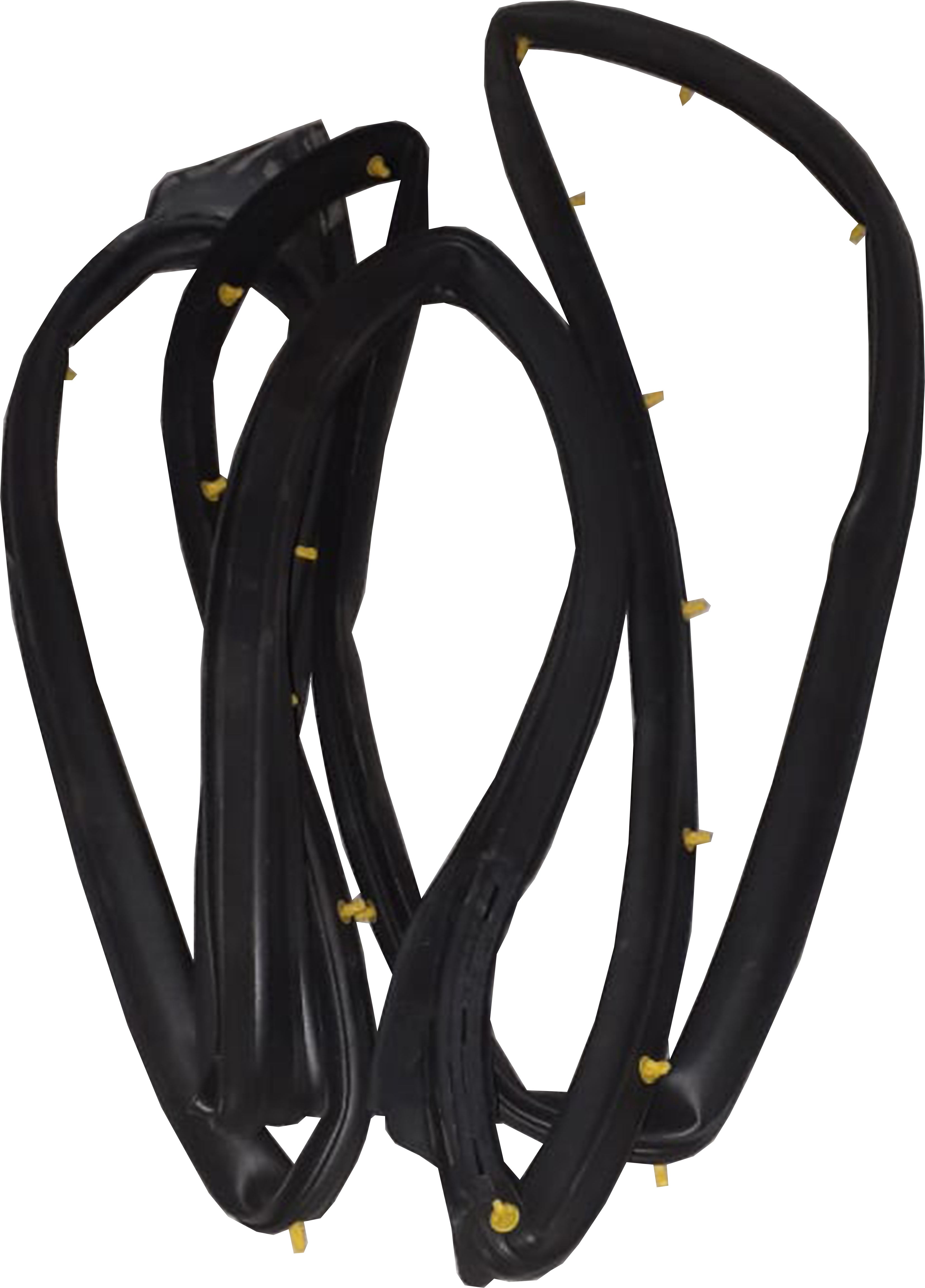 CarTrends front left door weatherstrip for J24518864 Enjoy model, spare door seal part, visible rubber weatherproof seal.