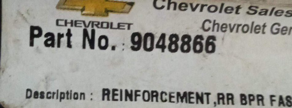 CarTrends rear bumper reinforcement fascia sail, spare car part for vehicle bumper repair with durable construction.