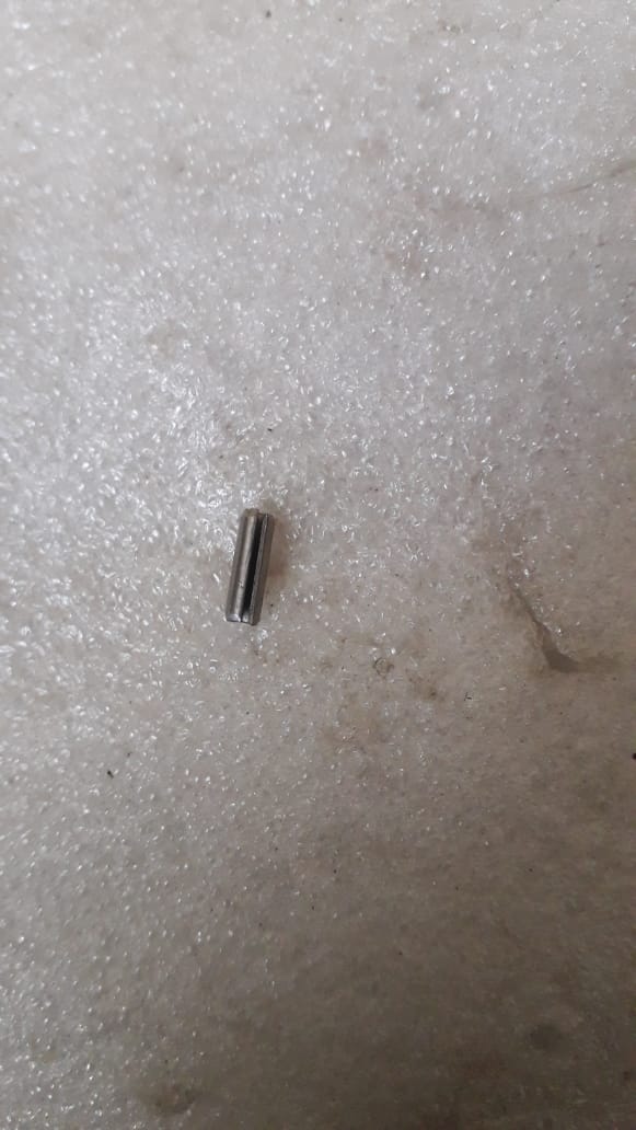 CarTrends spring pin spare part for Aveo, metal component used in vehicle assembly, shown in close-up image.