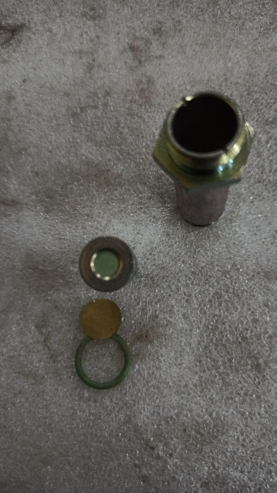CarTrends solenoid gasket for LPG Beat, a spare part used in vehicle fuel systems, shown in the image.