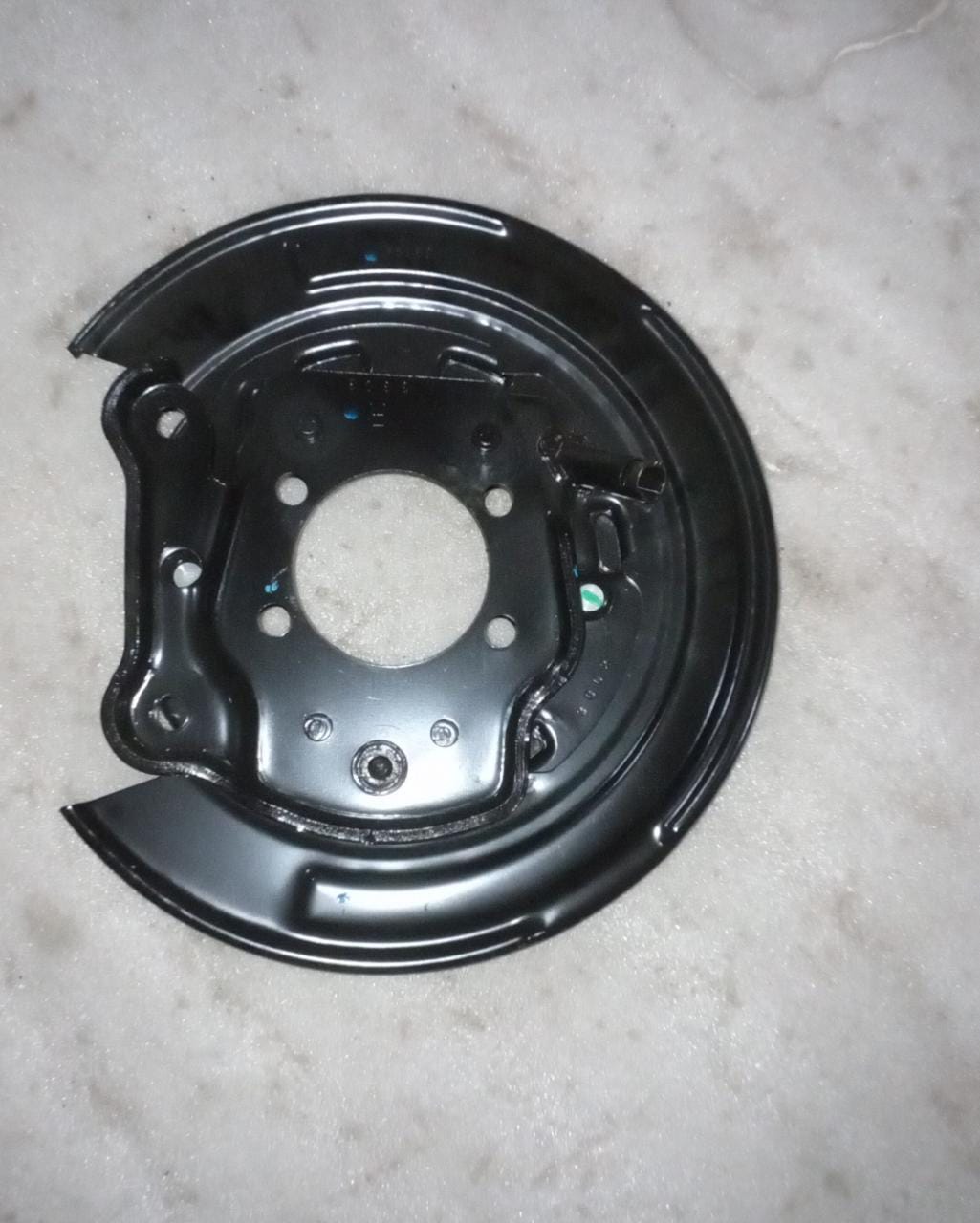 CarTrends rear parking brake for Optra, right side, spare car part showing the brake assembly and mounting features.