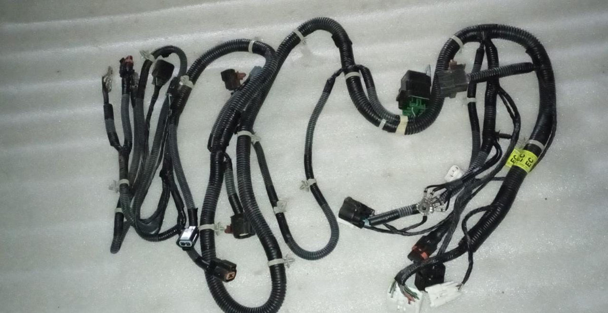 CarTrends wiring harness for Optra front side, automotive spare part with detailed wiring connections and connectors.