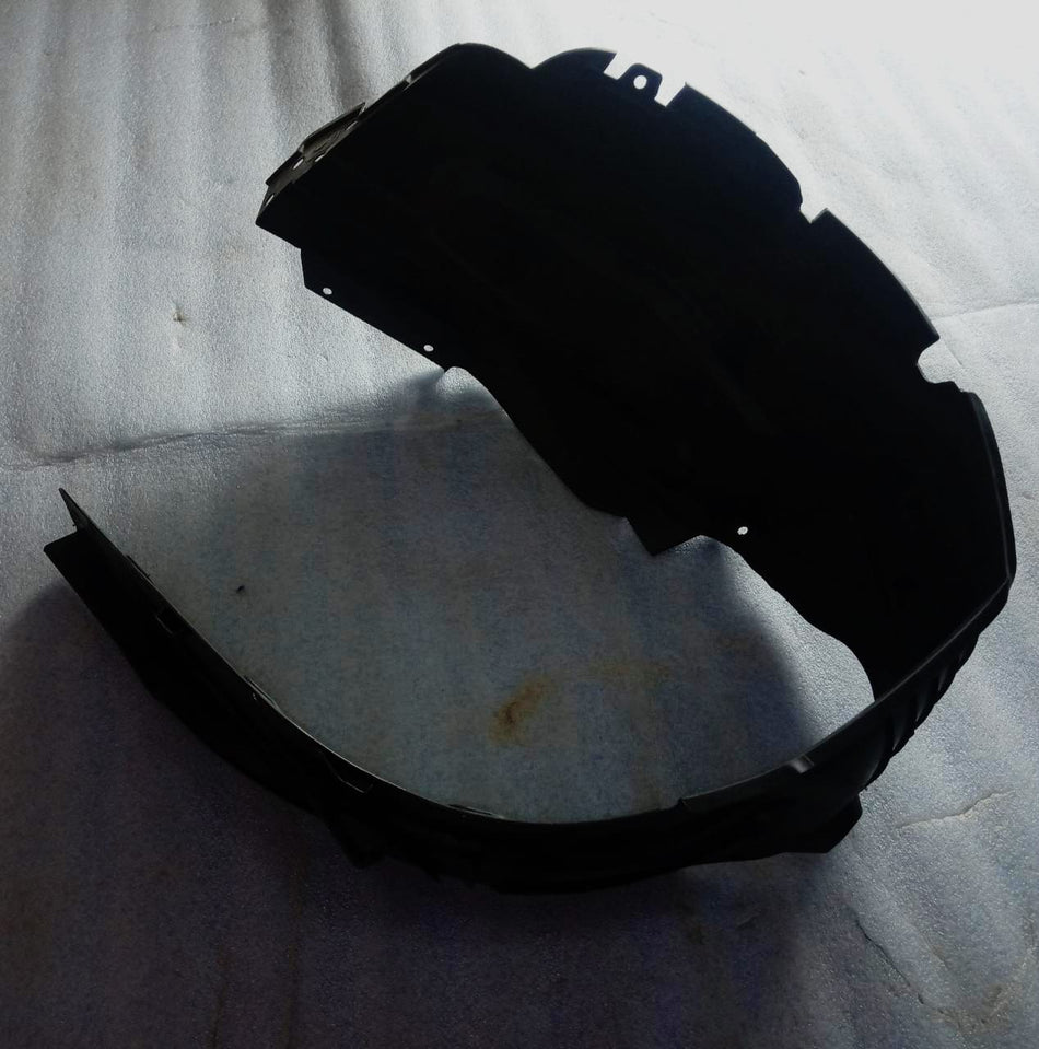 CarTrends front fender inner wing panel for S-Presso, left-hand side, spare part showing the metal surface and mounting points.