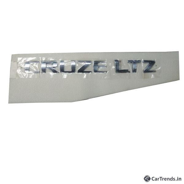 CarTrends monogram spare part for Cruze J96886726, close-up view of the branded emblem on the vehicle.