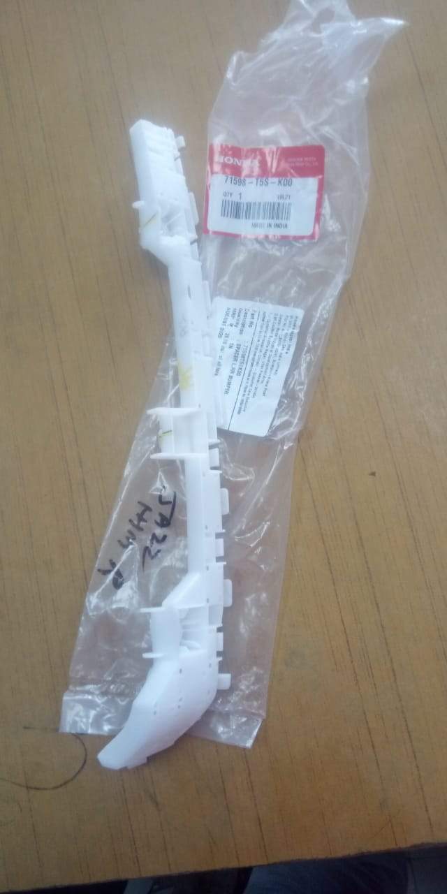 CarTrends rear bumper bracket for Honda Jazz new model, left side, spare part with part number 71598T5SK00.