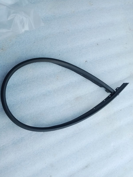 CarTrends front bumper seal spare part for vehicle, showing the black rubber seal attached to the bumper area.