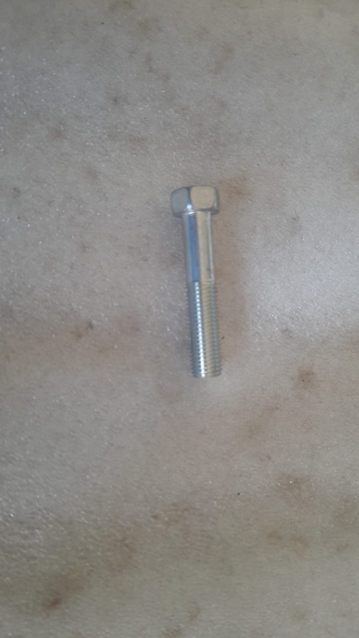 CarTrends Chevrolet Tavera lower link bolt, spare part for vehicle suspension, shown in close-up with detailed threading.