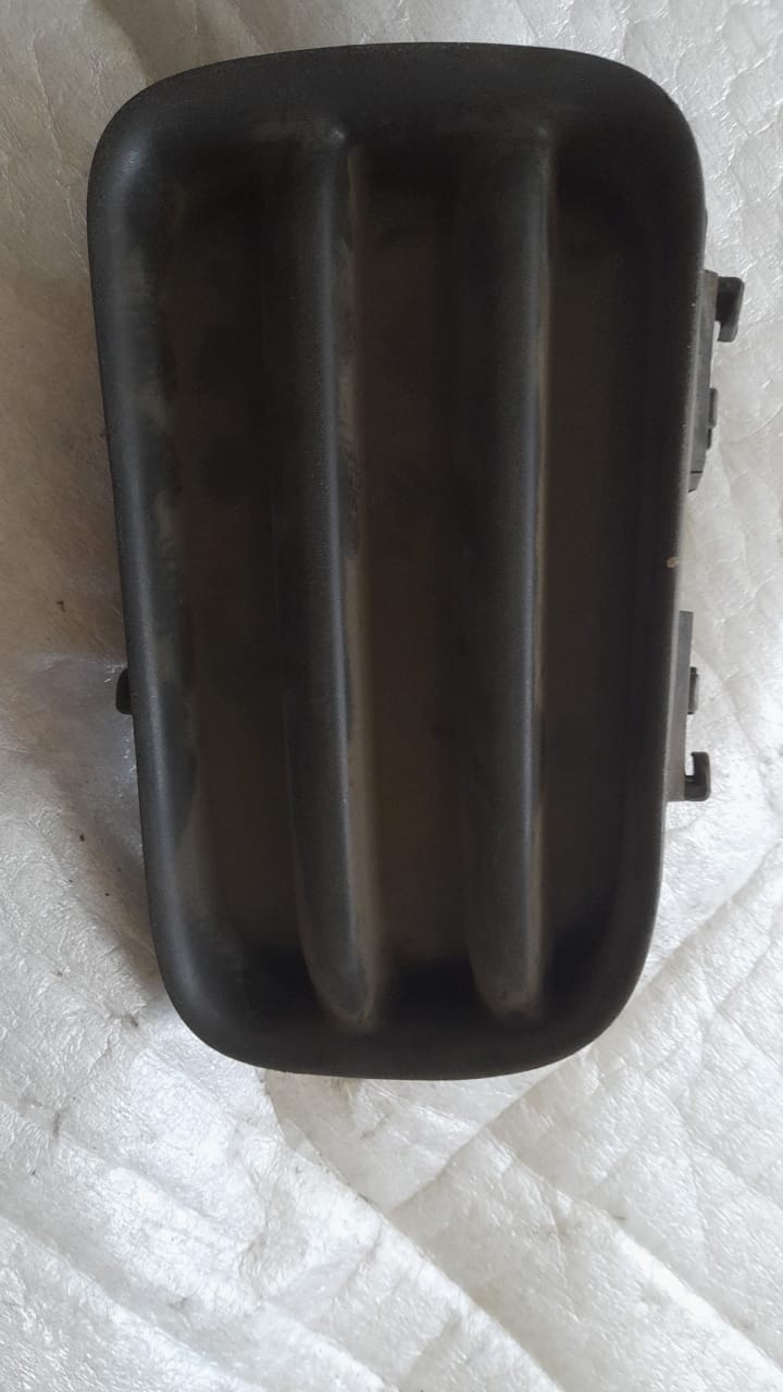 CarTrends fog lamp cover hole for Tavera, spare parts image showing the black plastic cover with mounting details