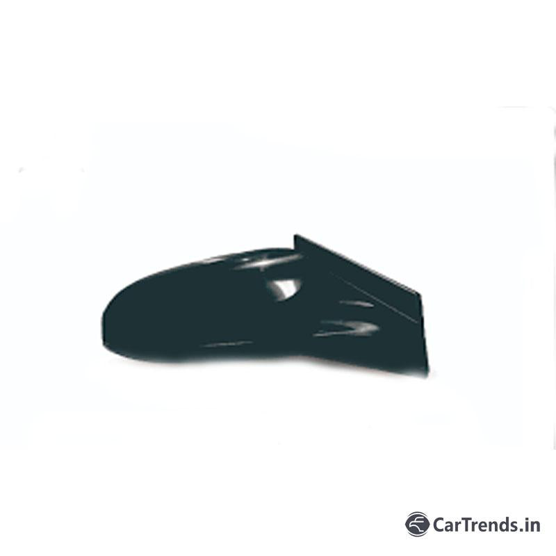 Toyota Etios outer rear view mirror, left side, spare part by CarTrends, with reflective glass and mounting components visible.