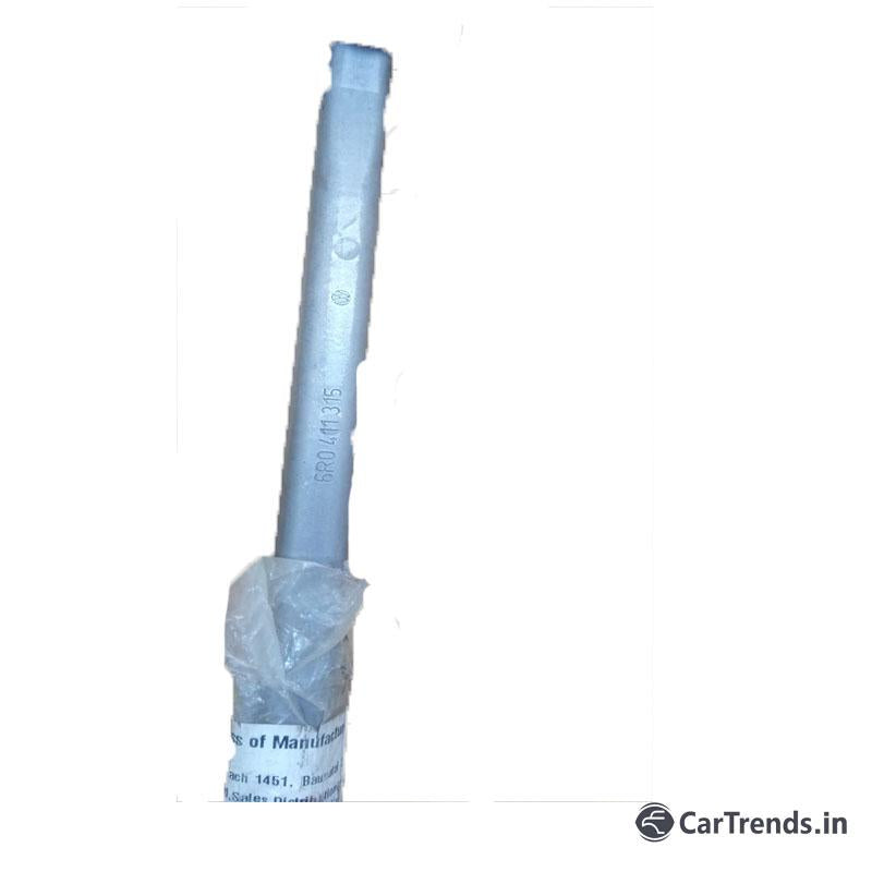 Volkswagen Polo CarTrends link rod spare part, #6R0411315, showing the metal rod with connection points for vehicle suspension.