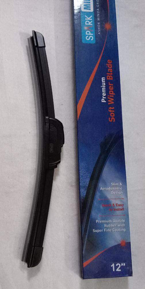 CarTrends WB200012 12-inch soft wiper blade, spare parts for vehicle windshield cleaning, with flexible rubber blade design.
