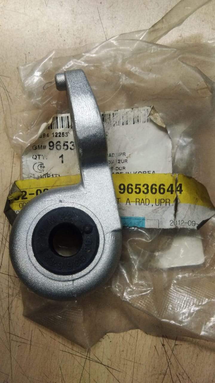 General Motors Bracket A Rad Upr for Aveo J96536644, automotive part shown in a detailed close-up image.