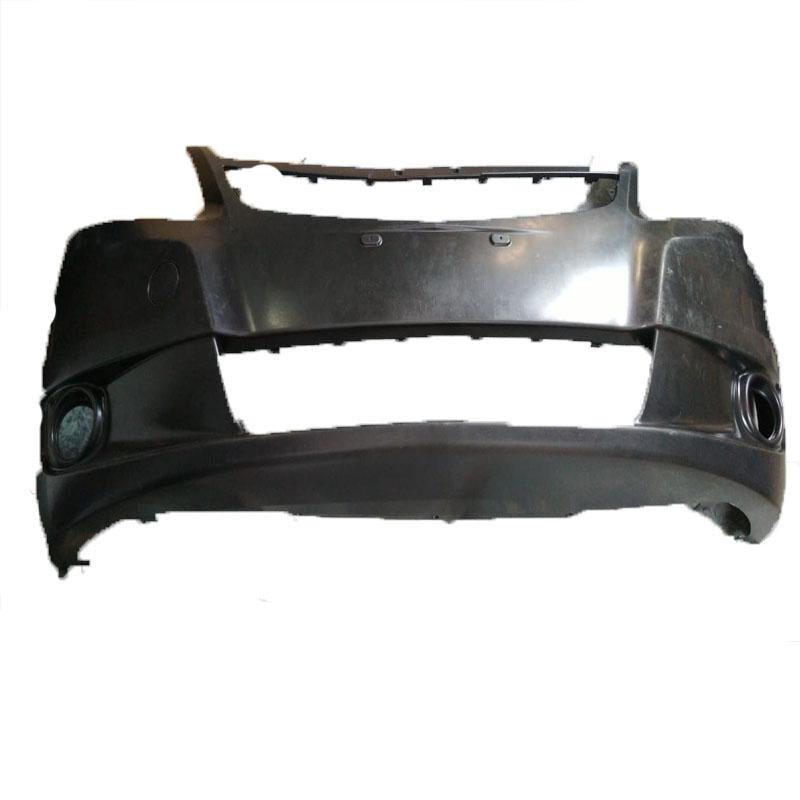 Chevrolet Sail front bumper by General Motors, automotive replacement part with a sleek, durable design for the front of the vehicle.