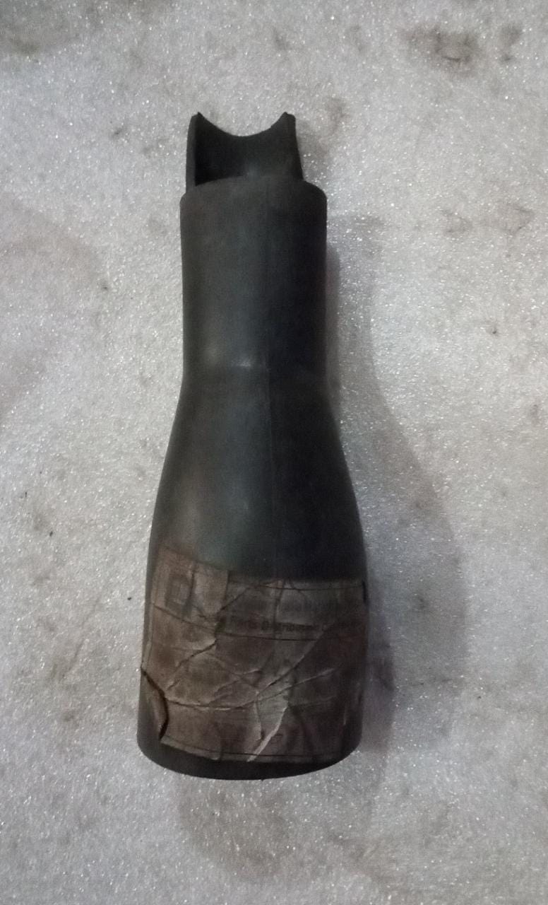 Fuel filter hose for Tavera by General Motors, showing a close-up of the durable, black rubber fuel line component.