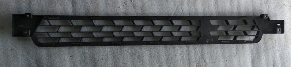 Mahindra KUV 100 radiator grille with black plastic slats and chrome accents, designed for vehicle front-end appearance.