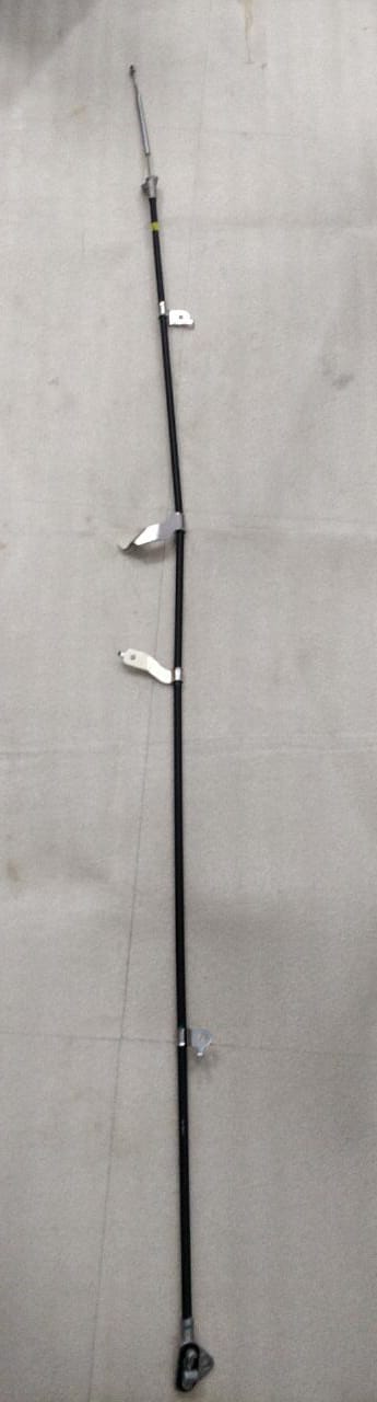 Maruti Suzuki cable parking brake lever 54401M76M00, close-up view showing black plastic and metal components.