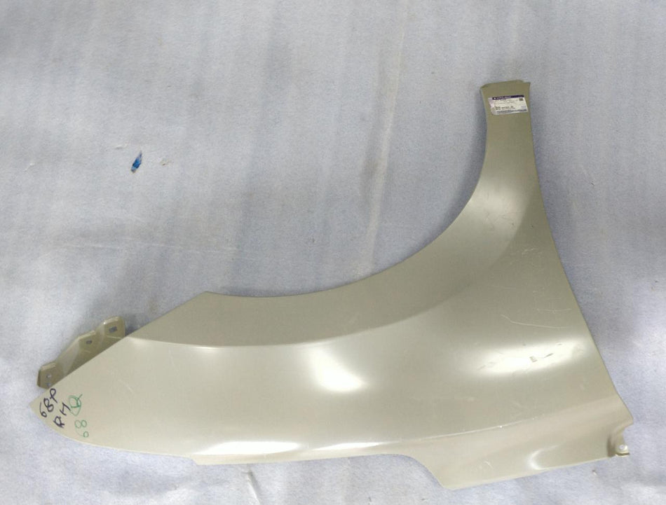Maruti Suzuki panel front fender in black for car, showing close-up view of the fender's shape and attachment points.