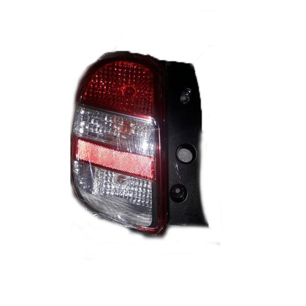 Nissan Micra left tail lamp with clear lens and red reflector, designed for Nissan Micra car model.