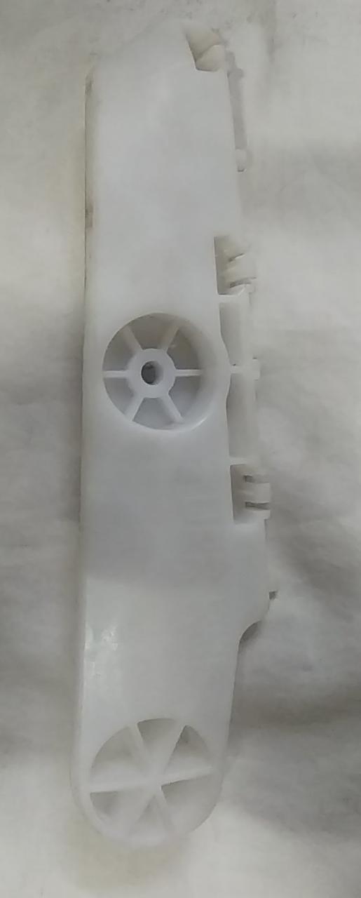 Nissan rear bumper bracket Sunny right side, OEM replacement part, metallic with mounting tabs for vehicle safety and support