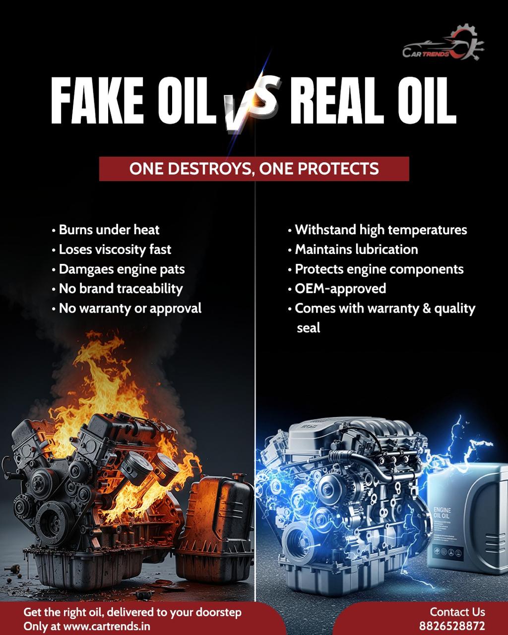 Fake Oil vs Real Oil